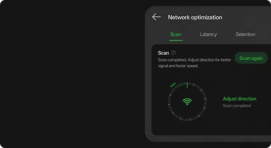 Wi-Fi Kompas - Let it find the strongest signal for all your activities.